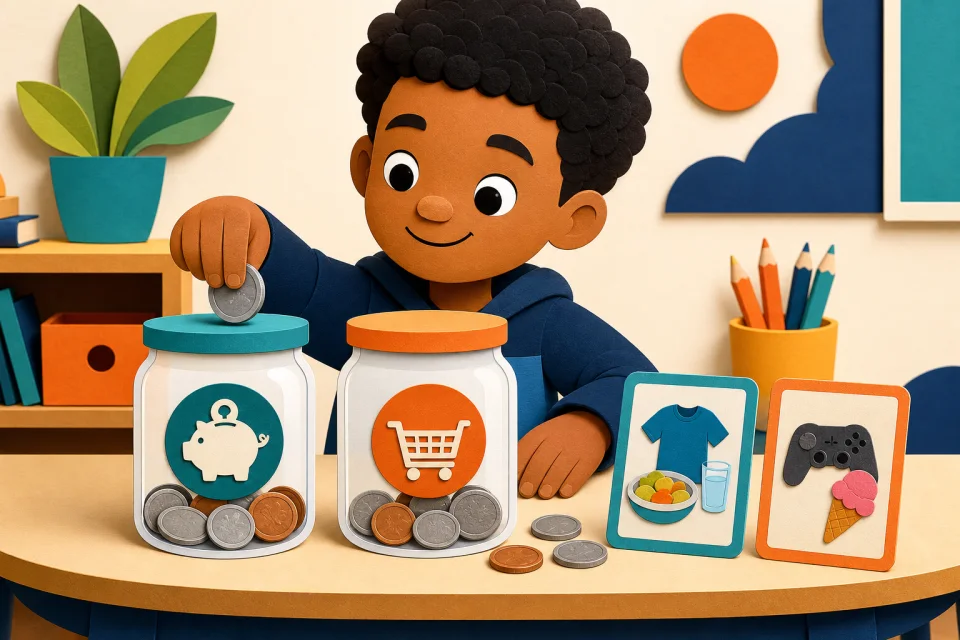 Illustration of the smart money habits activity