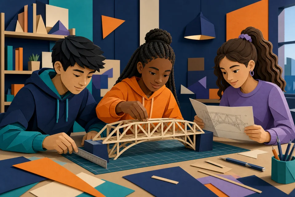 Illustration of the team-based projects activity