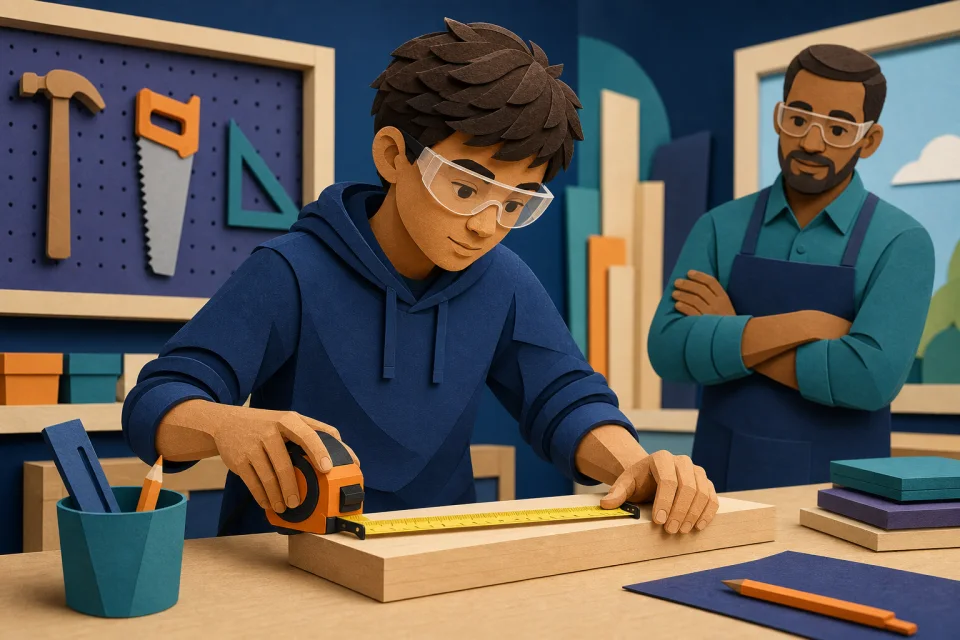 Illustration of the trade and career exploration activity